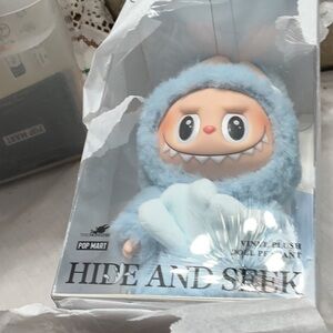Hide And Seek Merbubu Labubu Mermaid Blue Pop Mart